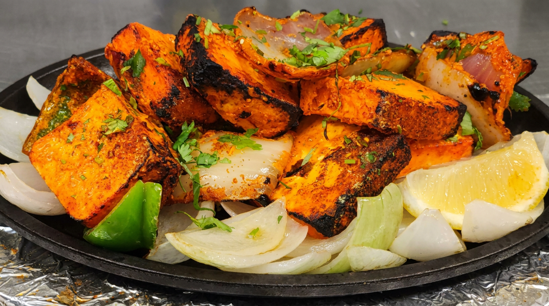 The heat of the tandoor